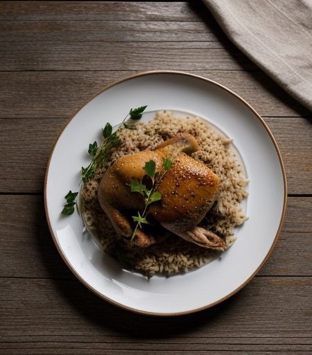 Rice and Chicken [Or Turkey] recipe image