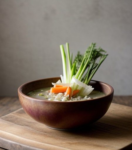 Rice and Endive Soup recipe image