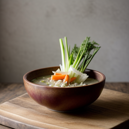 Rice and Endive Soup recipe image