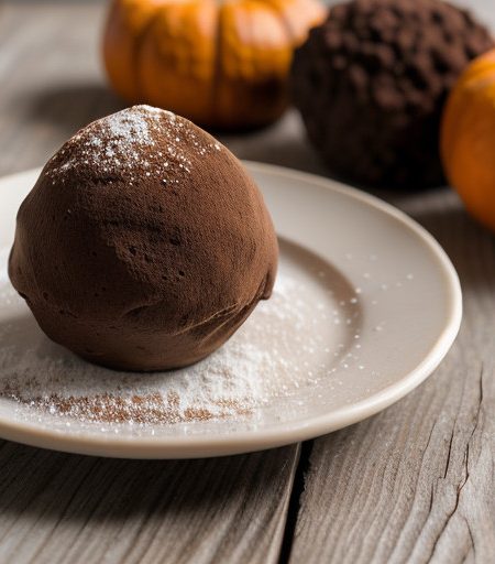 Rich Chocolate Pumpkin Truffles recipe image