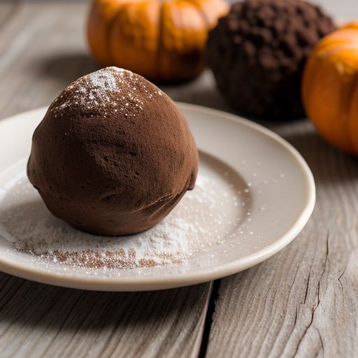 Rich Chocolate Pumpkin Truffles recipe image