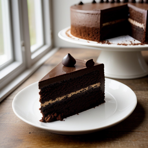 Rich Chocolate Torte Cake recipe image