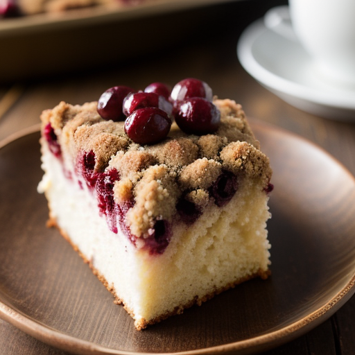 Rich Cranberry Coffee Cake recipe image