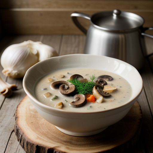 Rich & Creamy Mushroom-Potato Chowder recipe image