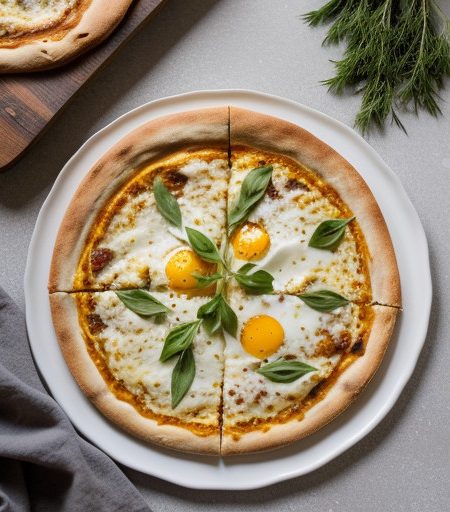 Rich Egg Pizza Dough recipe image