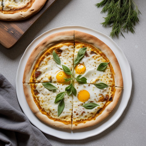 Rich Egg Pizza Dough recipe image