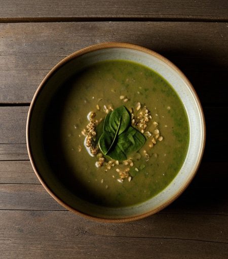 Rich Spinach Soup (Korean Ginchang Sigumchi K recipe image