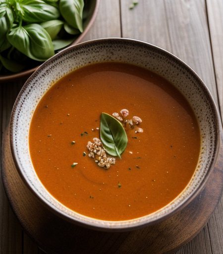 Rich Tomato & Rice Soup recipe image