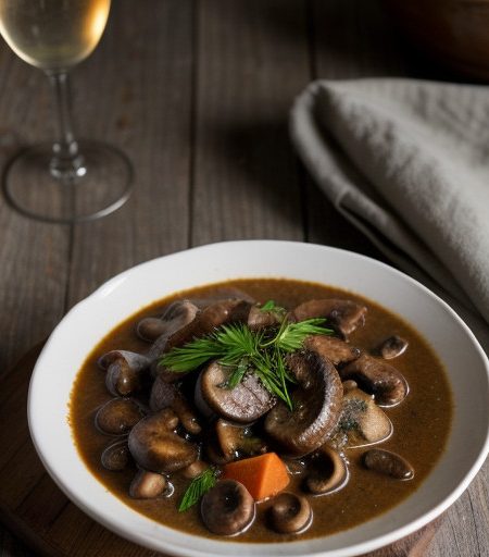 Rich Venison & Mushroom Stew recipe image