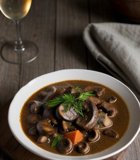 Rich Venison & Mushroom Stew recipe image