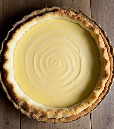 Ricotta Cheese-Lemon Thyme Tart With Sweet Co recipe image