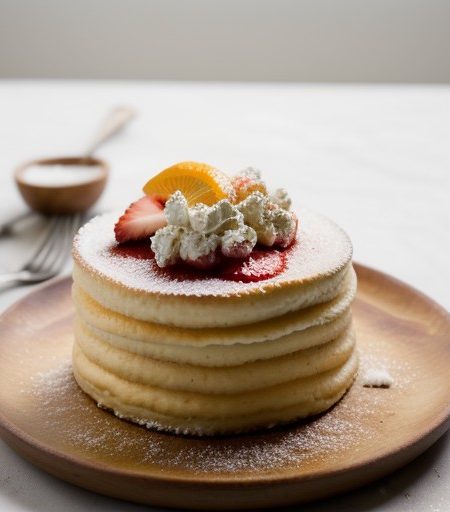 Ricotta Mascarpone Blintzes With Rhubarb-Strawberry Compo recipe image