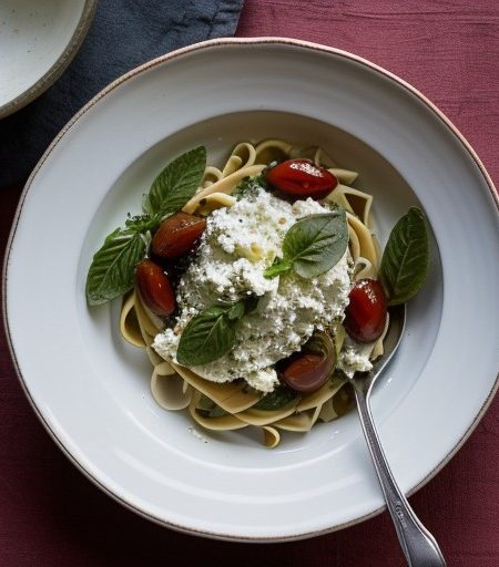 Ricotta and Pignoli Sauce recipe image