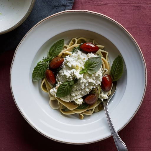 Ricotta and Pignoli Sauce recipe image