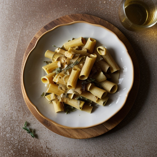 Rigatoni Au Gratin With Asiago recipe image