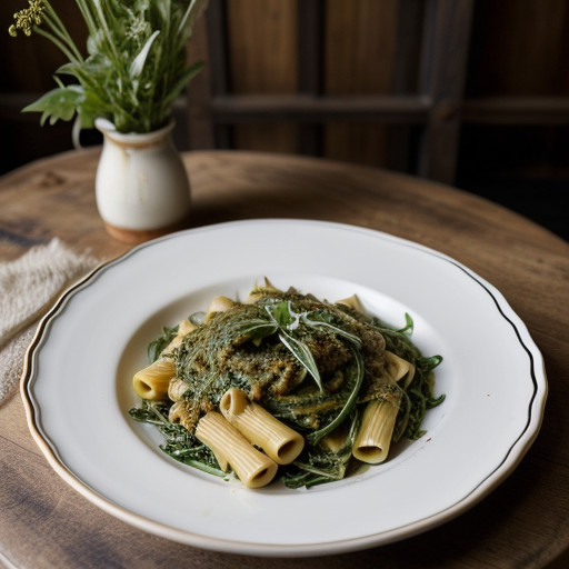 Rigatoni Cacio and Pepe and Rucola recipe image