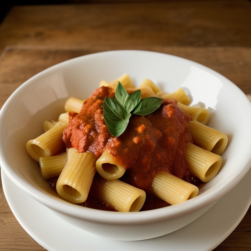 Rigatoni Con Sugo Di Carciofo (Rigatoni W/Artichoke Sauce recipe image