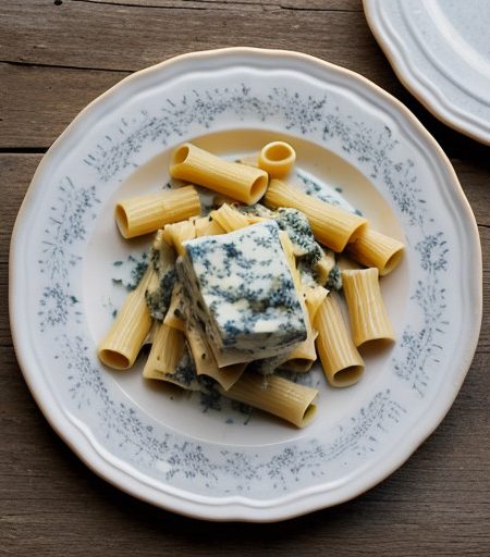 Rigatoni With Four Cheeses - Bon Appetit recipe image
