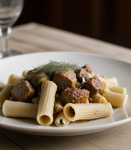 Rigatoni With Hot Sausage & Fennel recipe image
