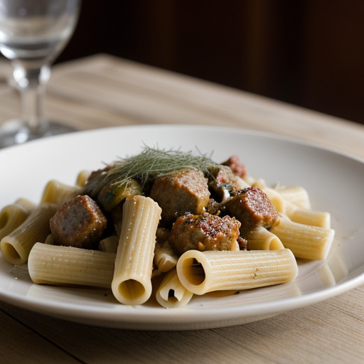 Rigatoni With Hot Sausage & Fennel recipe image