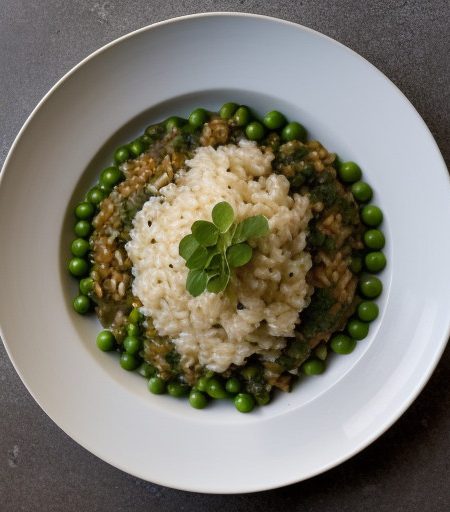 Risotto With Fennel and Peas recipe image