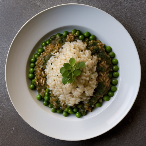 Risotto With Fennel and Peas recipe image
