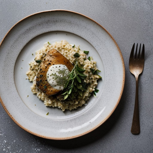 Risotto With Gorgonzola & Pistachios recipe image
