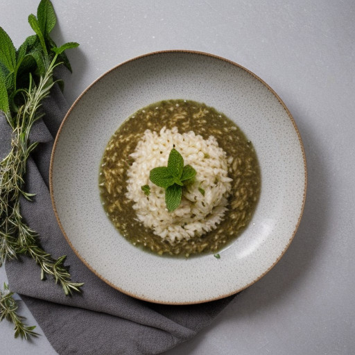 Risotto With Mint recipe image