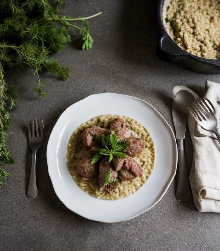 Risotto With Sausage recipe image