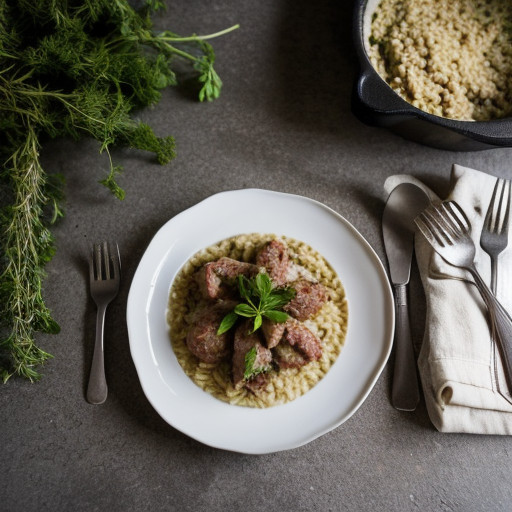 Risotto With Sausage recipe image