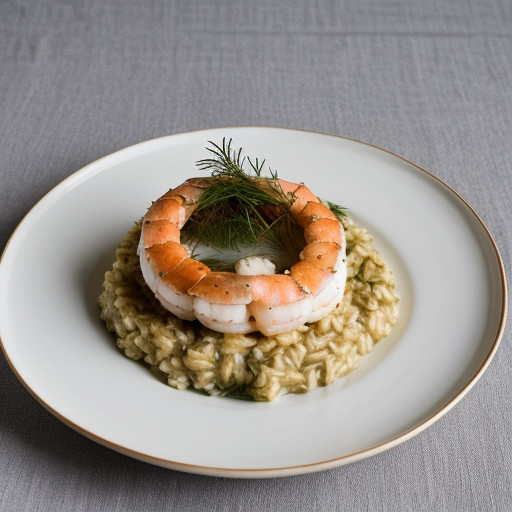 Risotto With Seafood and Dill recipe image