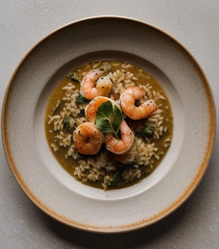 Risotto With Shrimp~ Tomatoes & Sun-Dried T recipe image