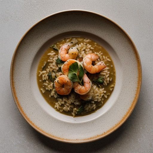 Risotto With Shrimp~ Tomatoes & Sun-Dried T recipe image