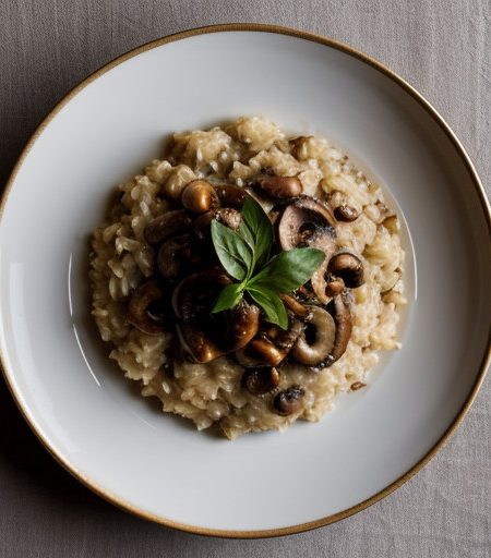 Risotto With Toasted Mushrooms recipe image