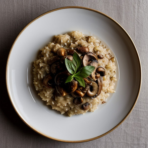 Risotto With Toasted Mushrooms recipe image