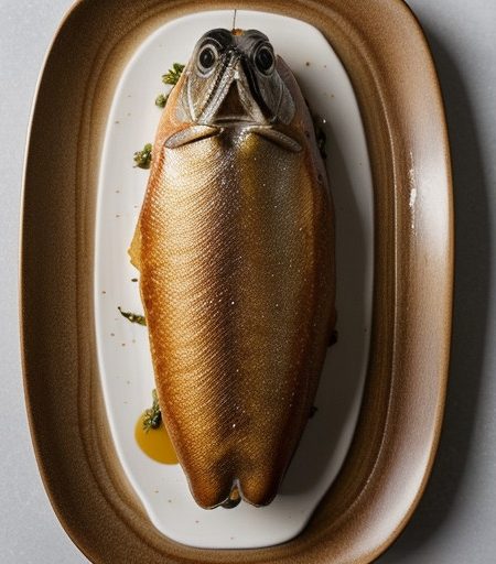 Risted Laks Med Kremsaus (Fried Trout in Sour recipe image