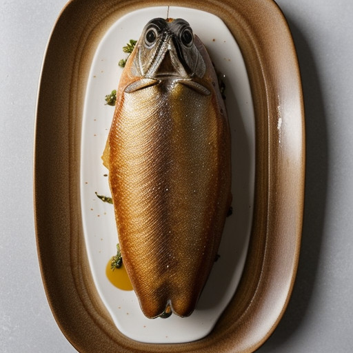 Risted Laks Med Kremsaus (Fried Trout in Sour recipe image