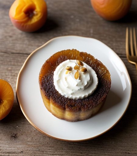 Roast Apricots With Mascarpone & Pine Kernels recipe image