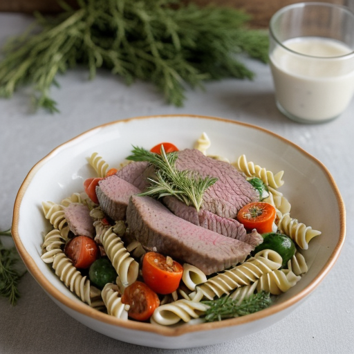 Roast Beef & Pasta Salad recipe image