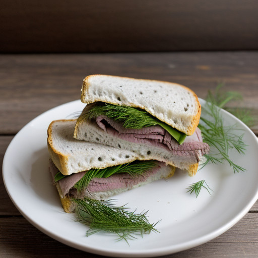 Roast Beef Pocket Sandwiches recipe image