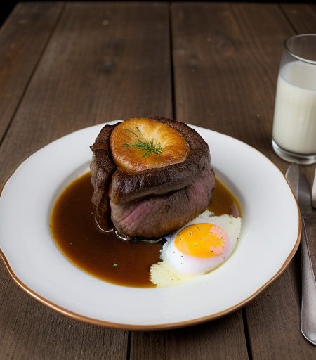 Roast Beef With Onions and Yorkshire Pudding - Country Li recipe image