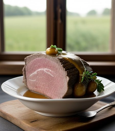 Roast Beef With Vinegarsauce recipe image