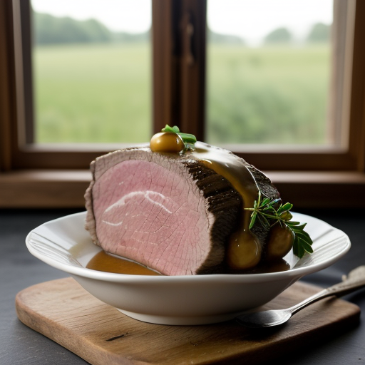 Roast Beef With Vinegarsauce recipe image