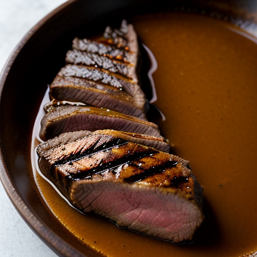 Roast Beef in Bourbon Sauce recipe image