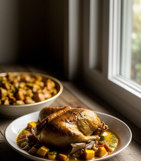 Roast Chicken Balti recipe image