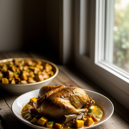 Roast Chicken Balti recipe image