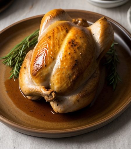 Roast Chicken Goes Gourmet recipe image