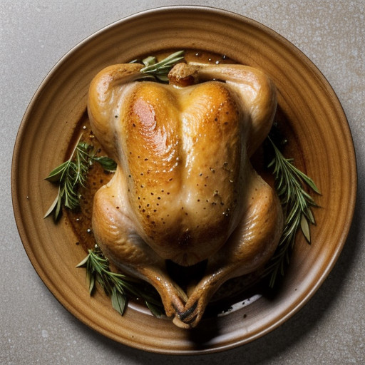 Roast Chicken With Lemon Zest and Green Olive recipe image