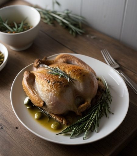 Roast Chicken With Tarragon recipe image