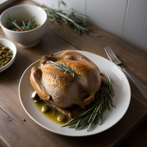 Roast Chicken With Tarragon recipe image